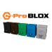 G-Pro Blox 5-Way 100A lockable single pole terminal block 5-pack - available in 5 colours
